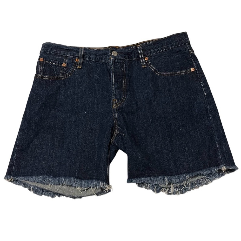 Levi’s 501 Cutoff Jean Shorts W29 (Fits ~34” Waist) Raw Hem Denim 100% Cotton